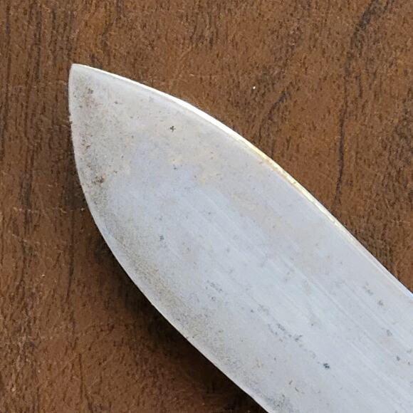 Vintage Remington RH-405 Hunting Fighting Knife with leather Sheath - Picture 8 of 10